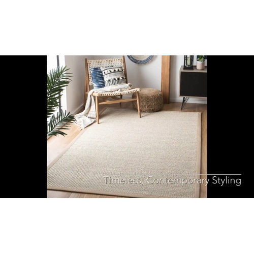 Highland Dunes Torbin Jute/Sisal Marble/Linen Area Rug & Reviews Wayfair